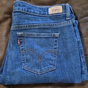 Levi's 515, Boot Cut, Size 12 Short, Dark Blue.